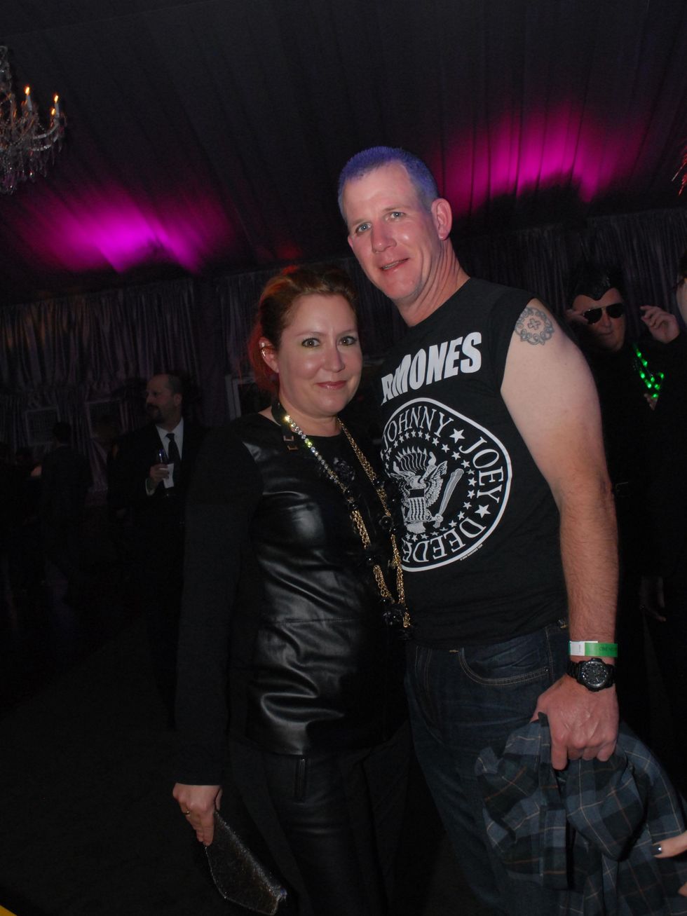 19 4142 Kari Gonzalezs and John Dagley at Club Berlin Baker Institute party November 2013