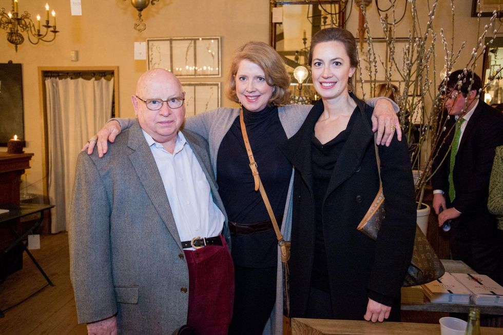 19 Ed Morrow, from left, Michaux Thomas and Liza Evans at the Memorial Park Conservancy at Brown March 2014