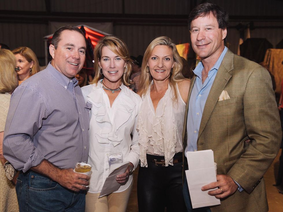 19 Houston Cattle Baron's Ball April 2013 Bruce Ross, Barbie Ross, Connie Cooper, Britton Cooper