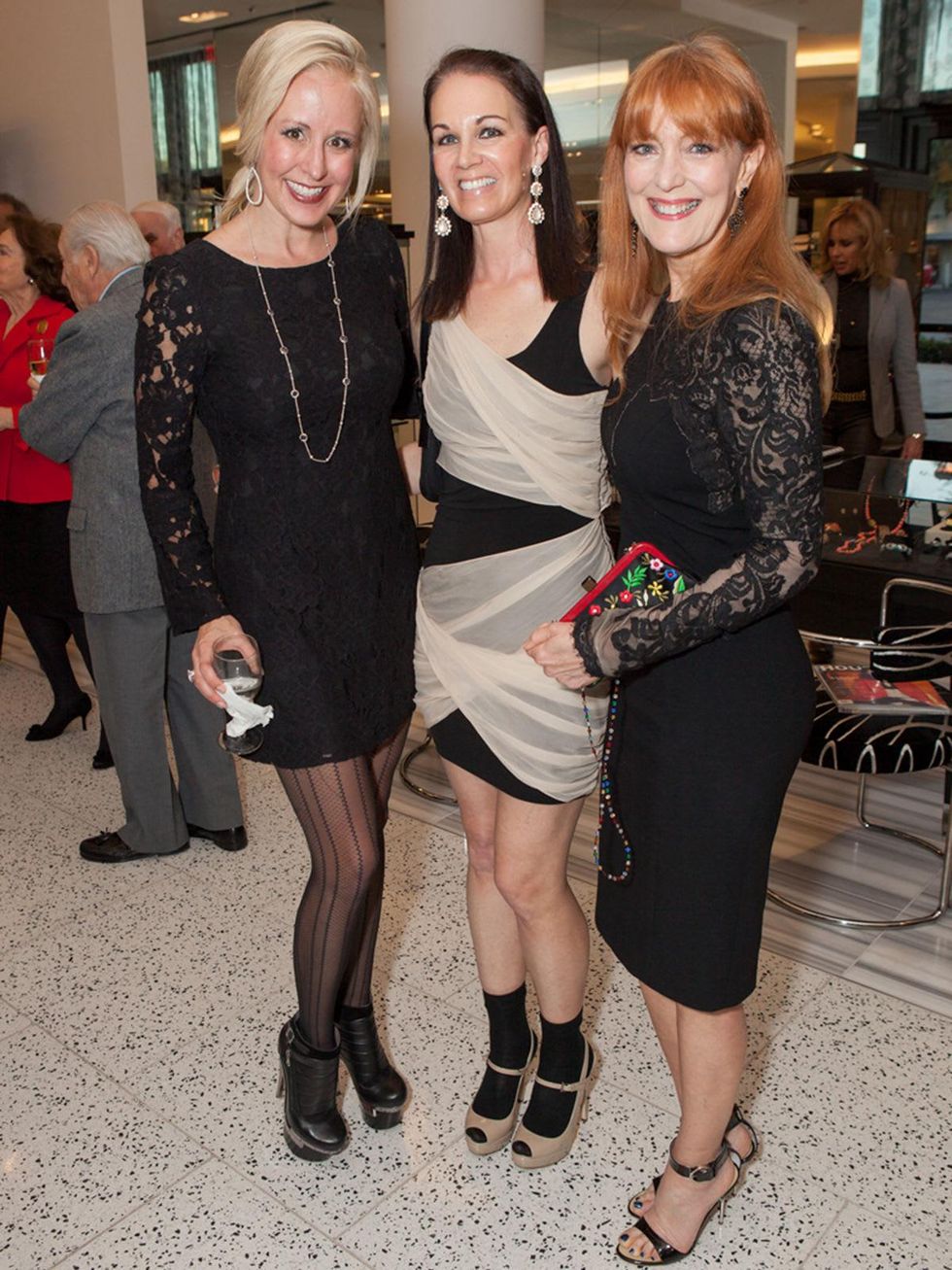 19. Jennifer Brown, from left, Beth Muecke and Gracie Cavnar at Little Black Dress March 2014
