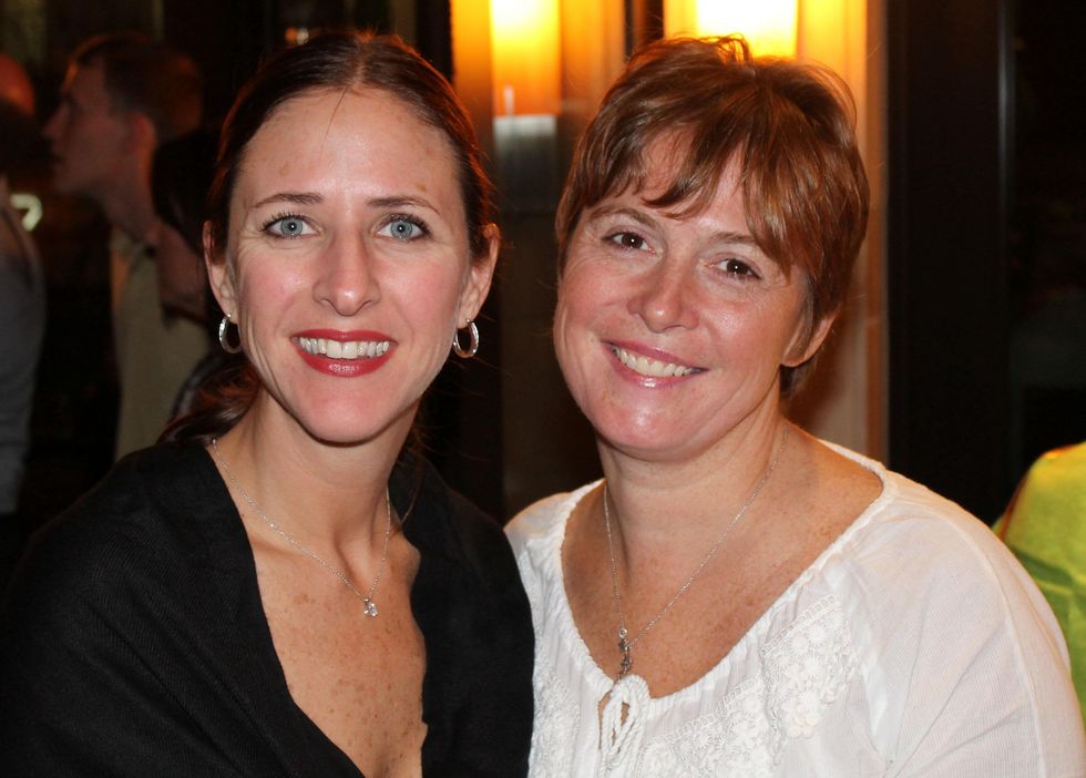 19 Liann Klein, left, and Dyan DeGruy at The Woodlands cocktail reception and gingerbread doghouse auction December 2014