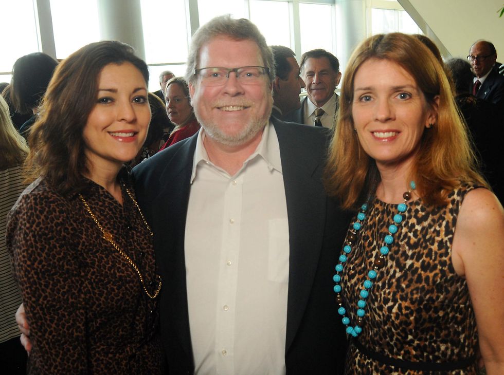 19 Noralisa Martinez, from left, and David and Debra Boniuk at the Guardian luncheon November 2013