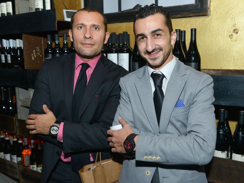 19 Rueben Lizaola, left, and Tarek Moselmanieh at the CultureMap Social at Boheme September 2014