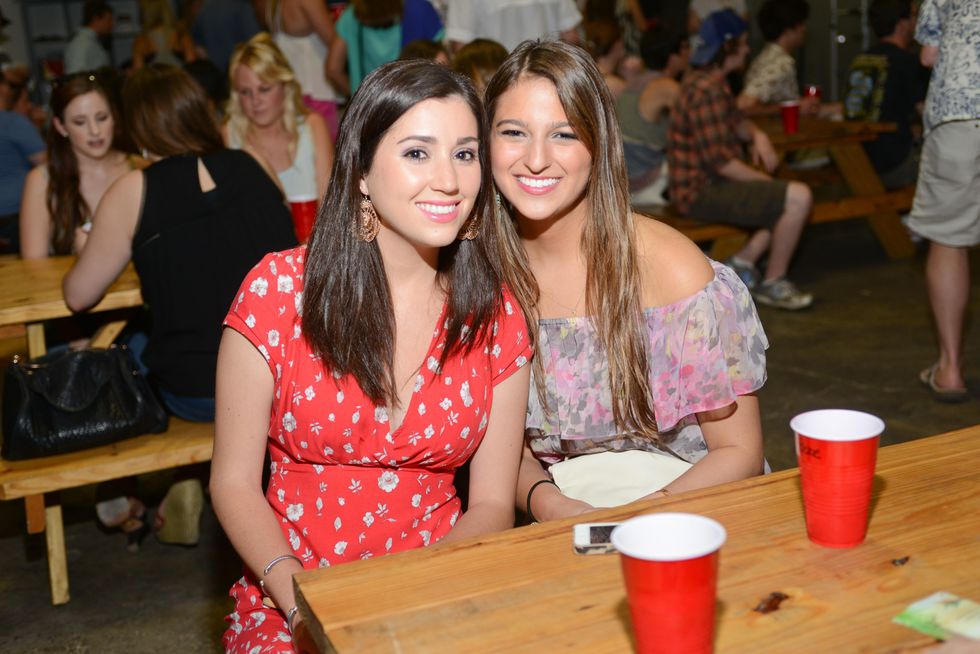 19. Tessa Del Grande, left, and Bebe Mandola at the Bayou Preservation Association Herons party June 2014