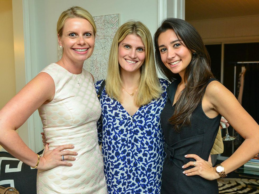 19 Valerie Dieterich, from left, Kate Stouffer and Hasti Taghi at the Baanou trunk show December 2013