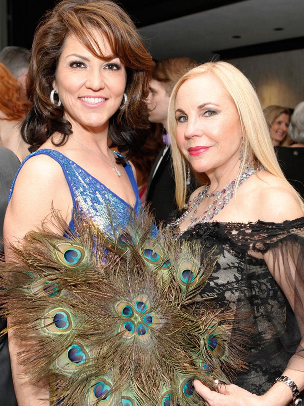 196 Jessica Rossman, left, and Carolyn Farb at the STAGES Xanadu Gala April 2014