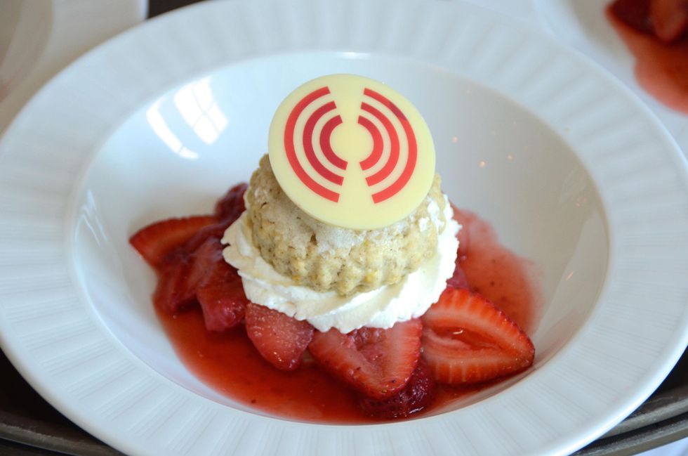 198 Old-fashioned strawberry shortcake at the Houston Center for Contemporary Craft spring luncheon May 2014