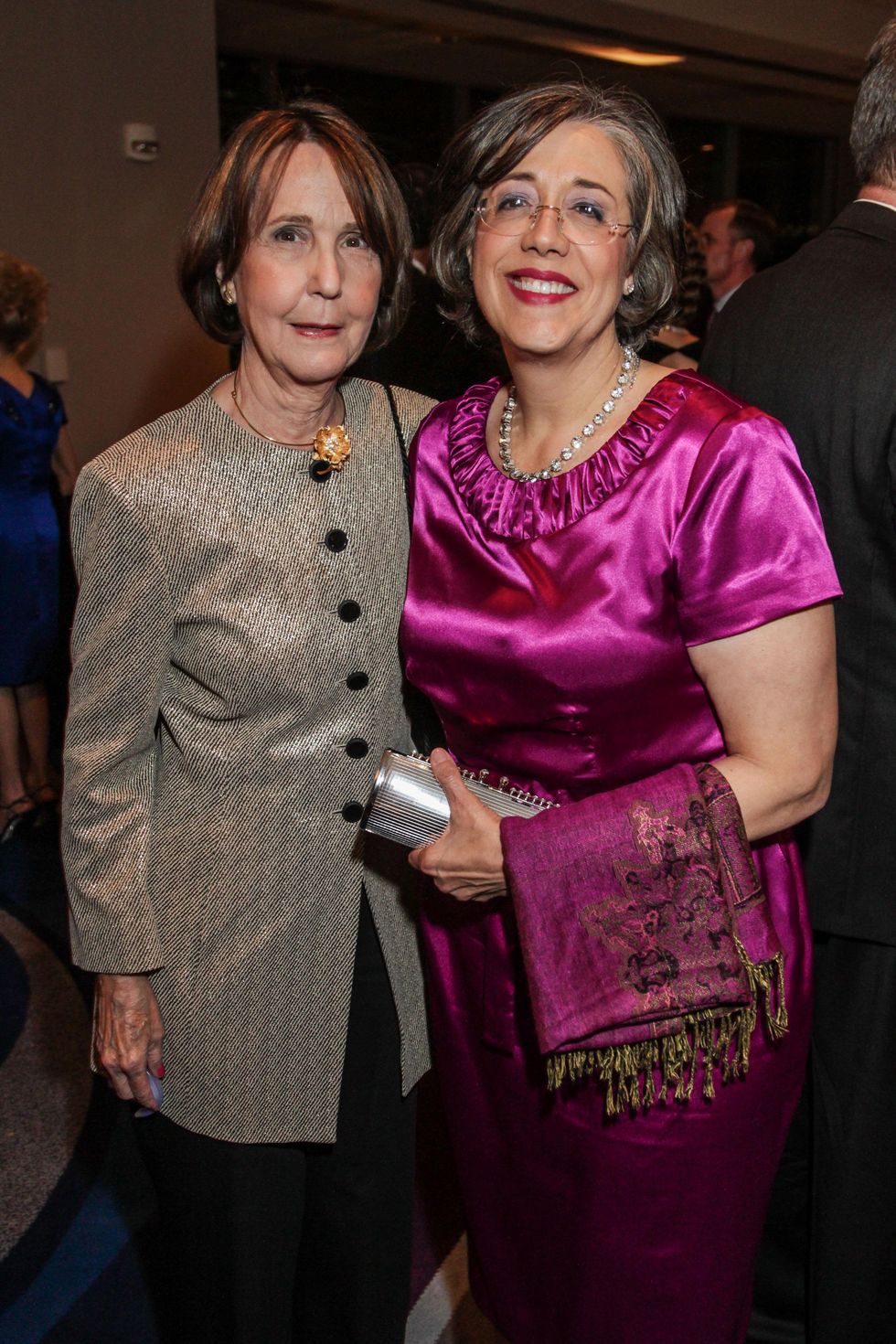 2 7425 Nancy Guinee, left, and Dr. Carmel Dyer at the UT Health Gala November 2014