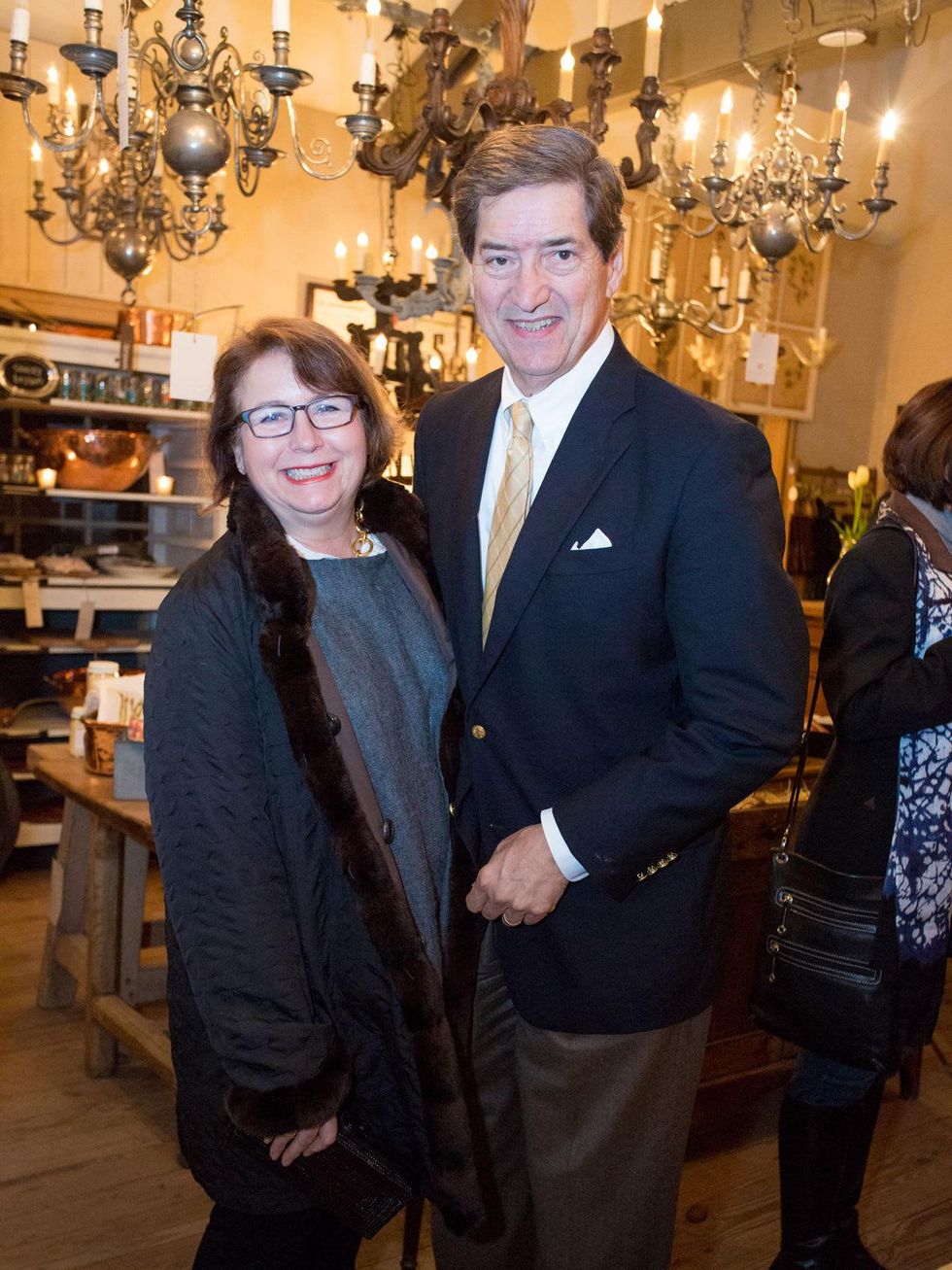 2 Adele and Lance Bentsen at the Memorial Park Conservancy at Brown March 2014