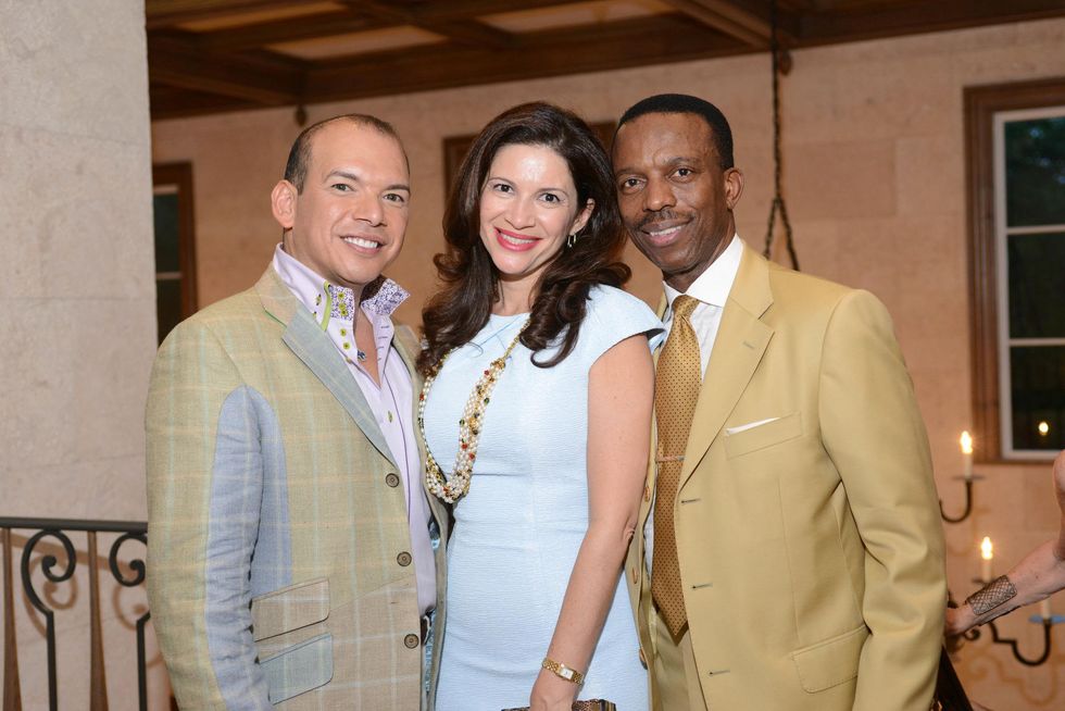 2 Alex Martinez, from left, with Alex and Astley Blair at the Recipe for Success Open Kitchens kick-off June 2014