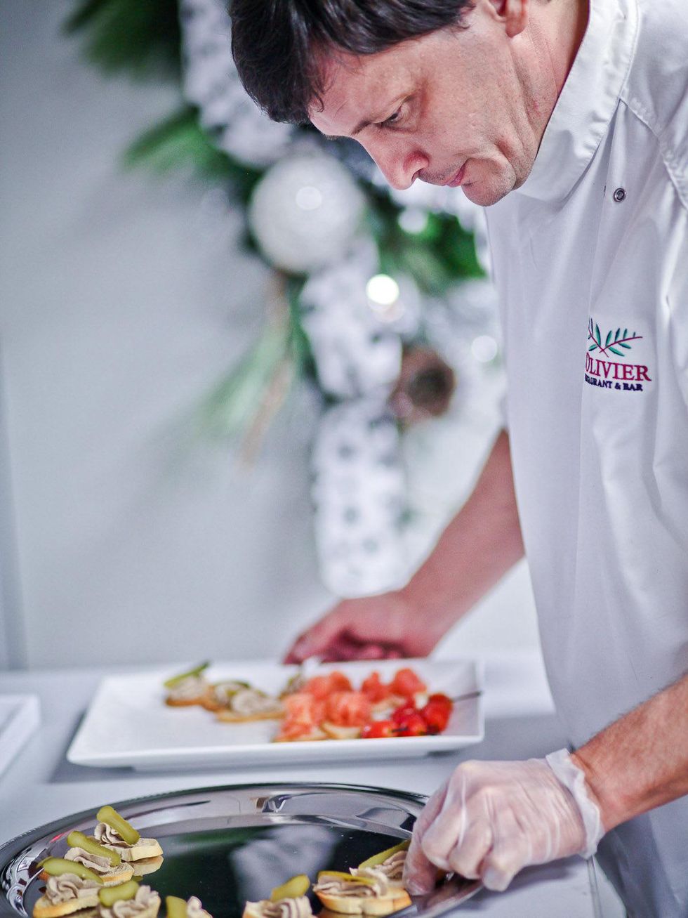 2 All-in-One Academics Houston June 2013 Chef Olivier Ciesielski provided classic French cuisine from L'Olivier