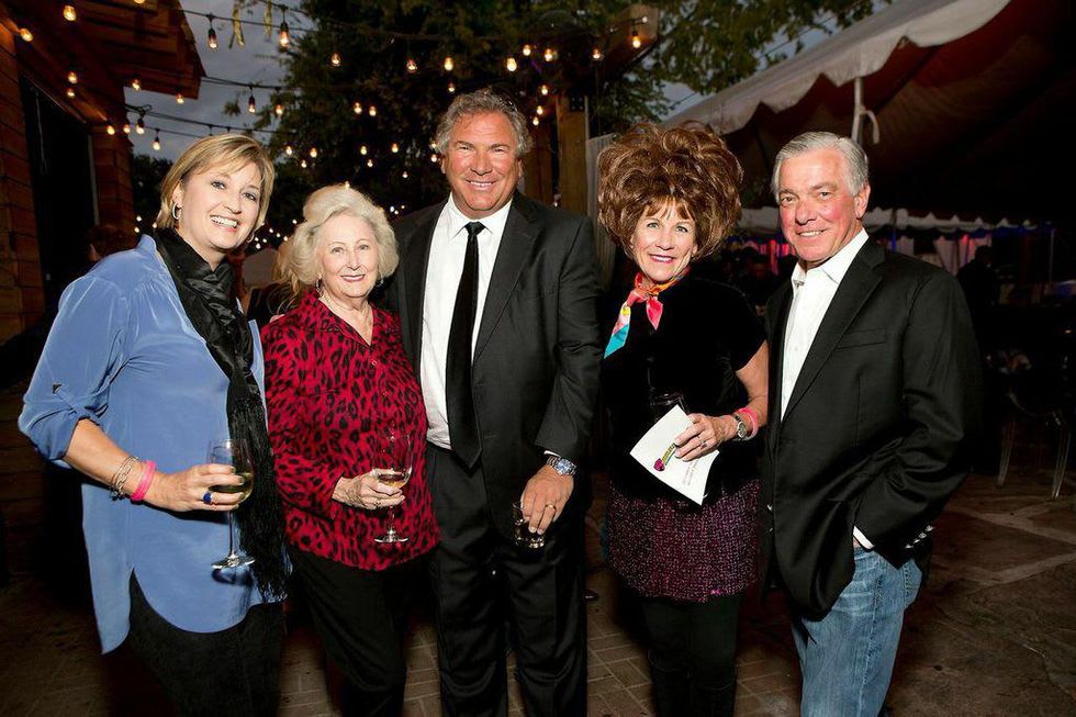 2 Amy Reid, from left, Jo Ann Cone, John Schiller and Ollabelle and Gary Hall at the K9s 4 Cops benefit November 2014