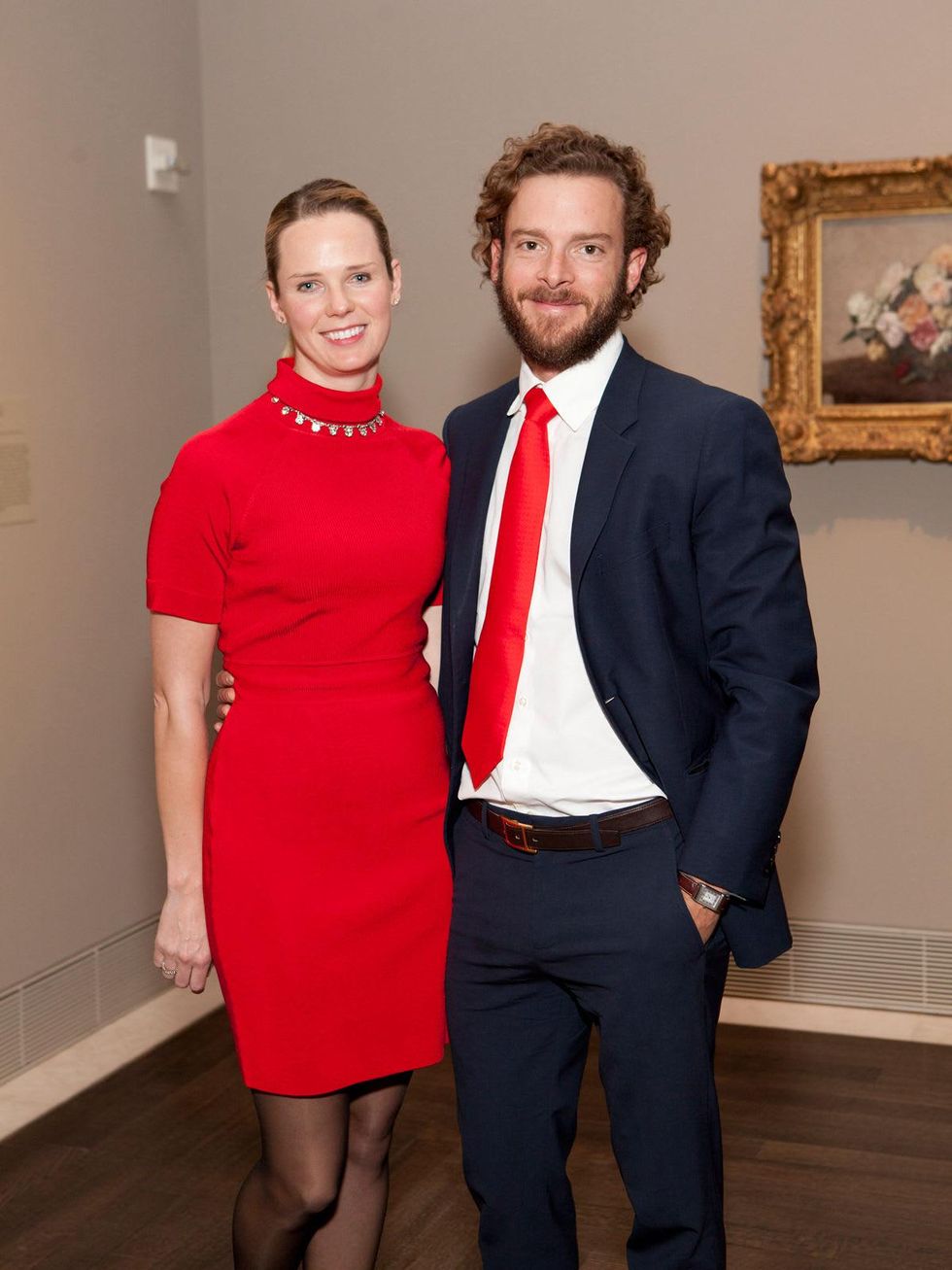 2 Ana Buckman and Andrew Abendshein at the MFAH Impressionism dinner December 2013