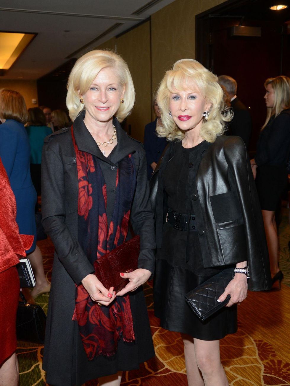 2 Ann Bookout, left, and Diane Lokey Farb at the Salvation Army luncheon November 2013