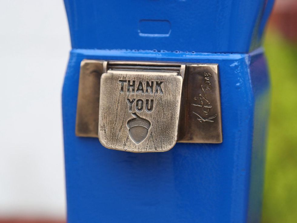 2 art parking meters Houston October 2013