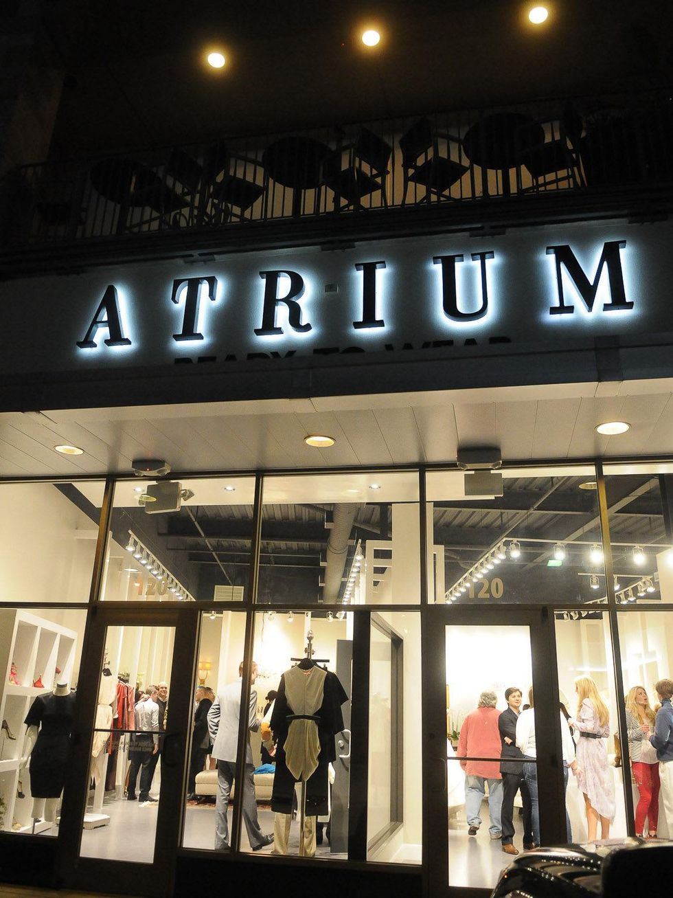 2, Atrium storefront clothing