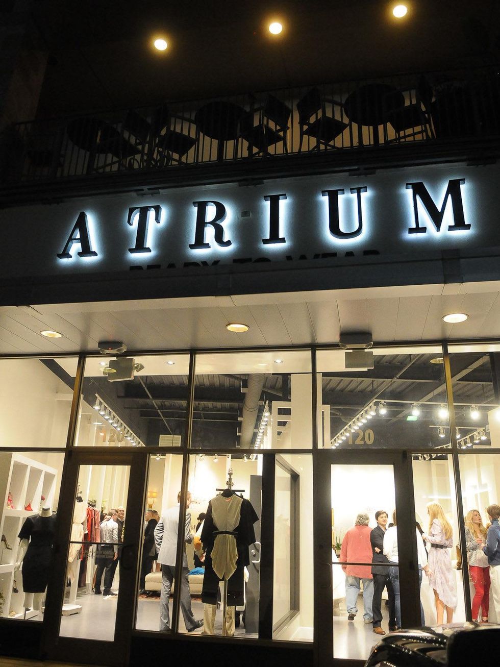 2, Atrium storefront clothing