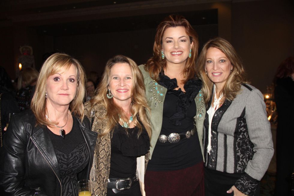 2 Bobbette Rhoades, from left, Katherine Stinson, Miranda Sevcik and Belinda Rowell at the Rodeo Trailblazer Awards Luncheon February 2015