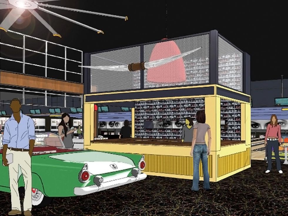 2 Bowlero bowling alley The Woodlands rendering May 2014