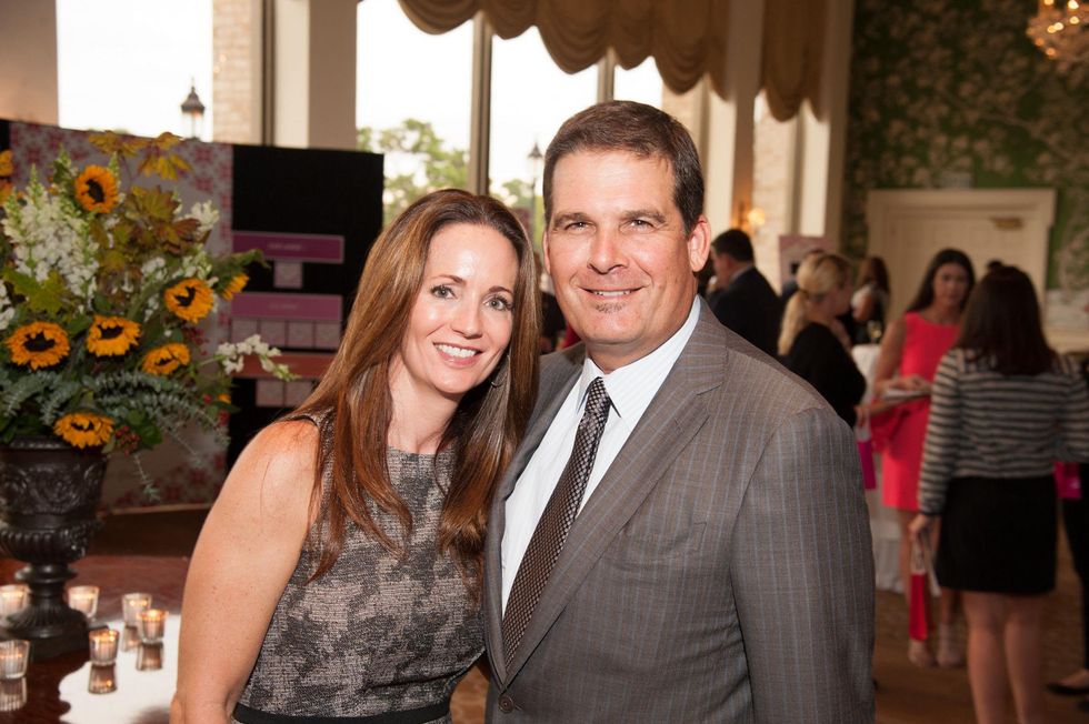 2 Cammie and Mark Kennedy at the Houston Heart Ball Kickoff at River Oaks Country Club October 2014