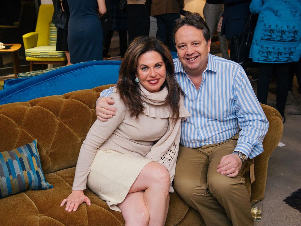 2 Cathy Cagle and Martin Houston at the Lynn Goode Vintage opening reception March 2014