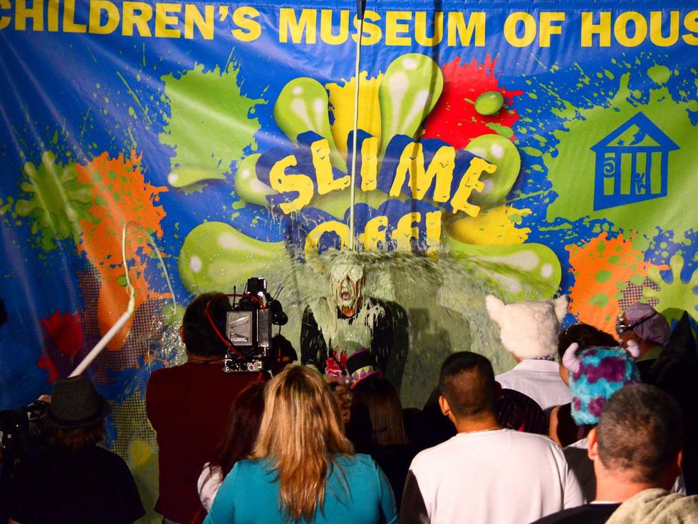 2 Children's Museum Houston slime-off October 2013 KPRC new feature reporter Ruben Galvan