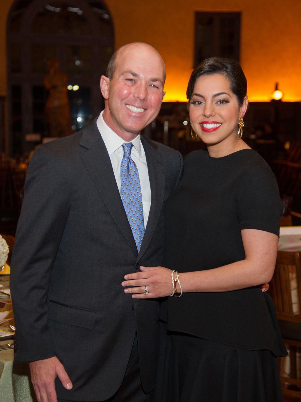 2 Evan H. and Nicole Katz at the Great Grown-Up Spelling Bee January 2014