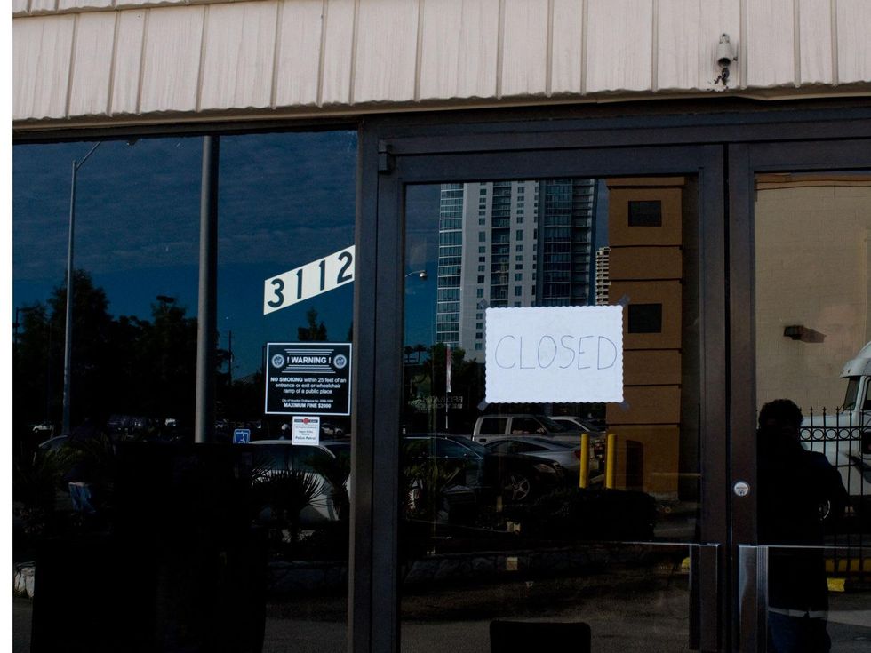 2 House of Pies fire November 2013 closed sign