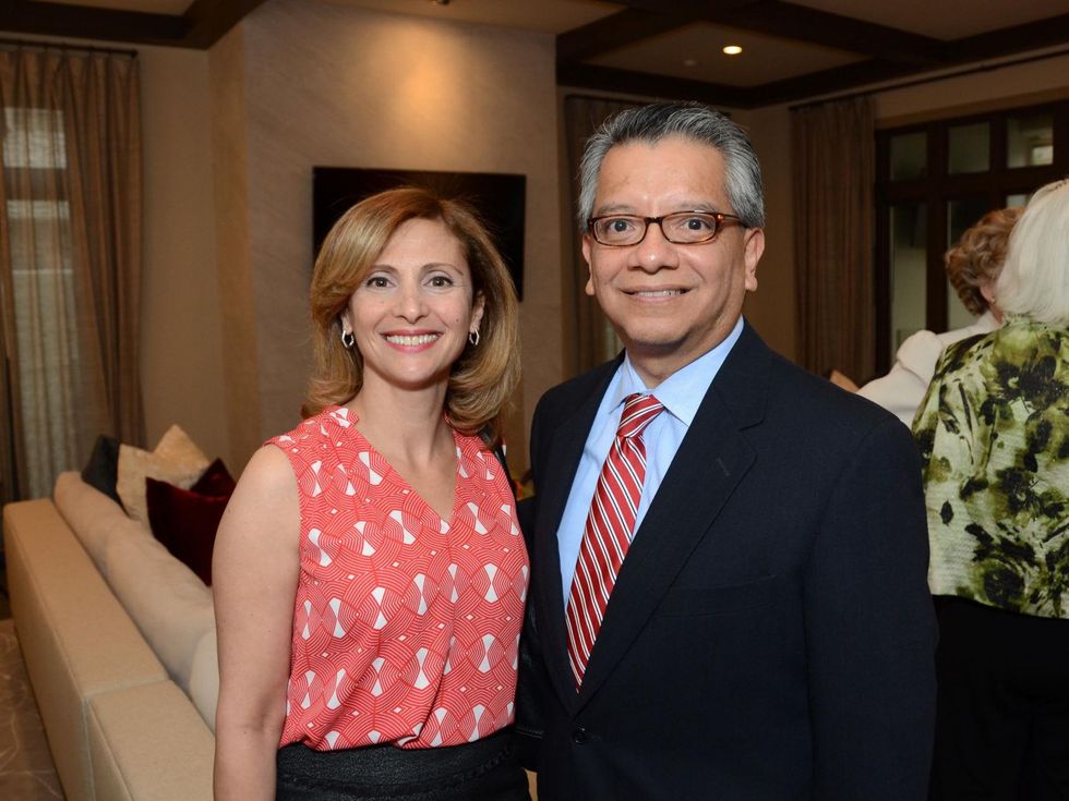 2 Houston Ballet Ambassadors event September 2013 Liliane Haddad, David Ruiz