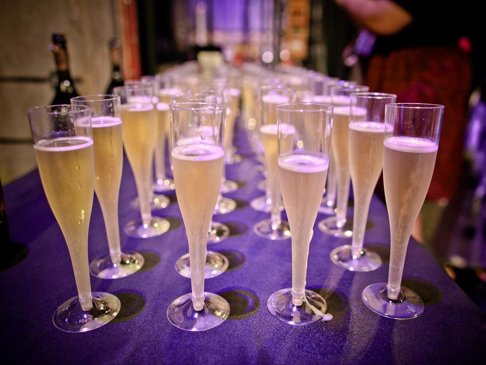 2 Houston Ballet Barre Champagne Toast June 2013 champagne