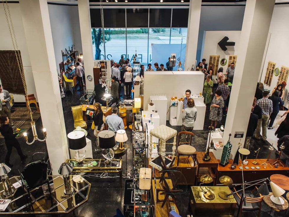 2 Houston Design Fair kick-off party April 2013 crowd venue