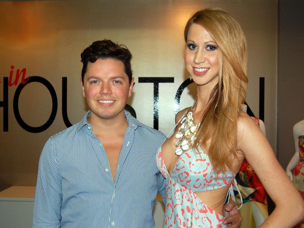 2 Houston Designed kickoff event July 2013 David Peck, Maurielle Balczon