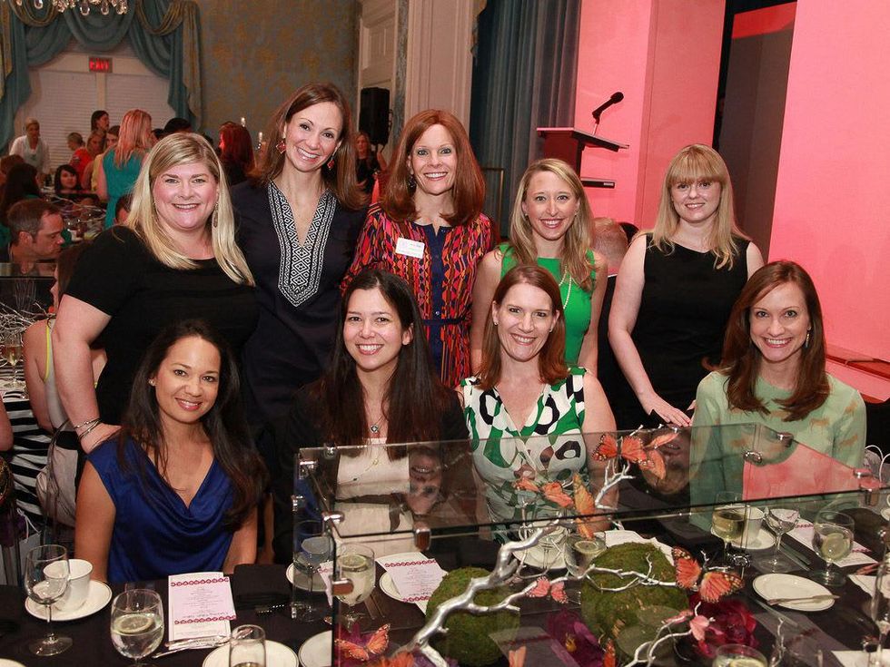 2 Houston Junior League fall luncheon September 2013 Back Carnen Millet, Julianna Moorad, Maidie Ryan, Meagan Cooper, Alexis Lehman Front Cherish Bradshaw, kate Hays, CJ Chambers, Eliza Wright