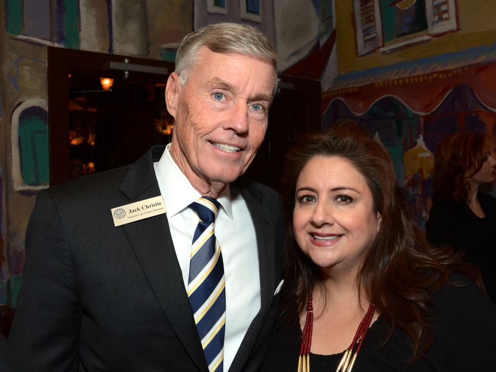 2 Jack Christie and Sonia Soto at the Fox 26 RoundUP Launch February 2014