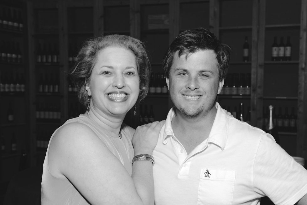 2 Judy Blake and Corbett Daniel Parker at the KNOWAutism Foundation reception September 2014.
