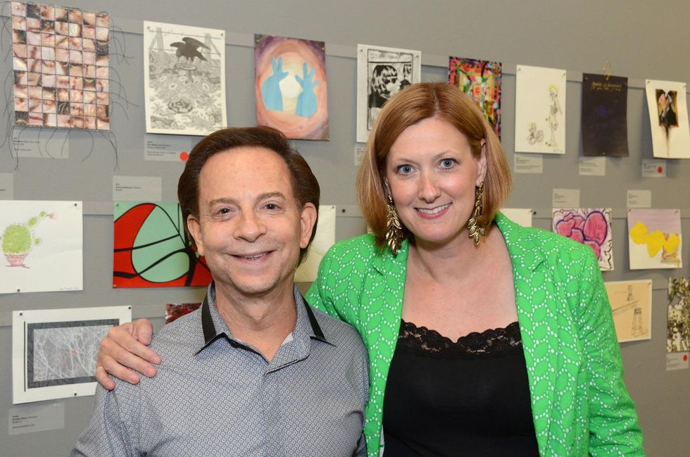 2 Lester Marks and Elizabeth Dunbar at Luck of the Draw May 2014