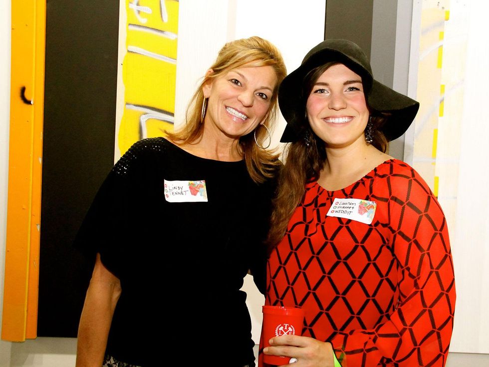 2 Lindy Tennet, left, and Lauren Tennet at the Black Sheep Agency Care-All Christmas party December 2013