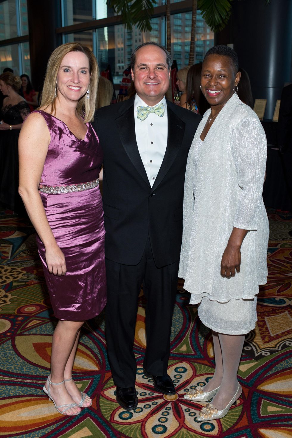 2 Lisa and John Sarvadi, left, and Ronda Robinson at the Covenant House Gala March 2015