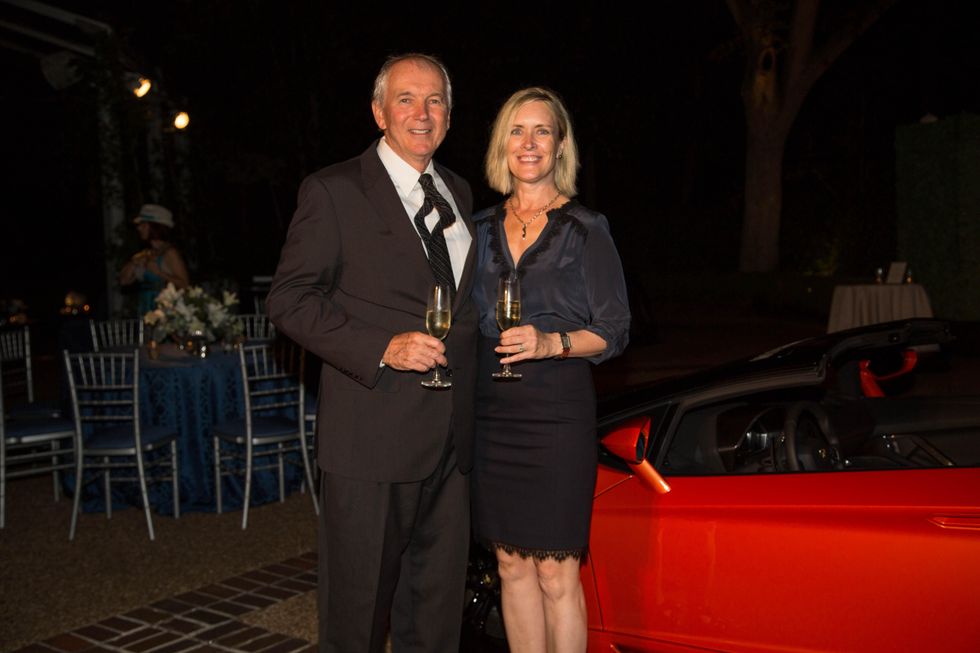 2 Phil and Lisa Natland at the Lamborghini party September 2014