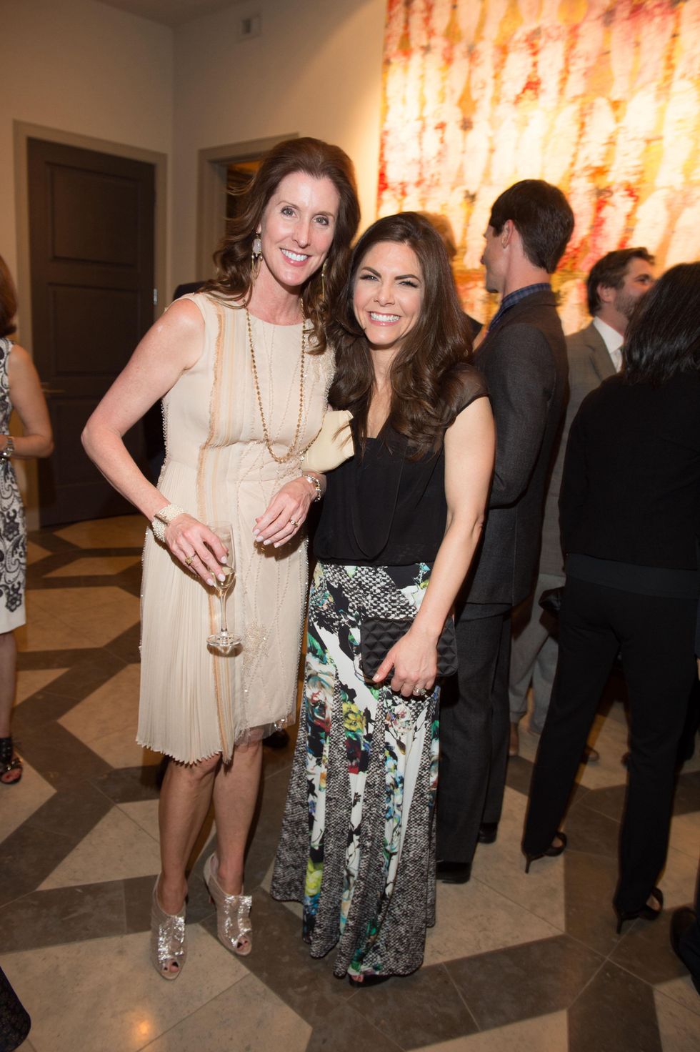 2 Phoebe Tudor, left, and Monica Blaisdell at the Houston Ballet kick-of party October 2014