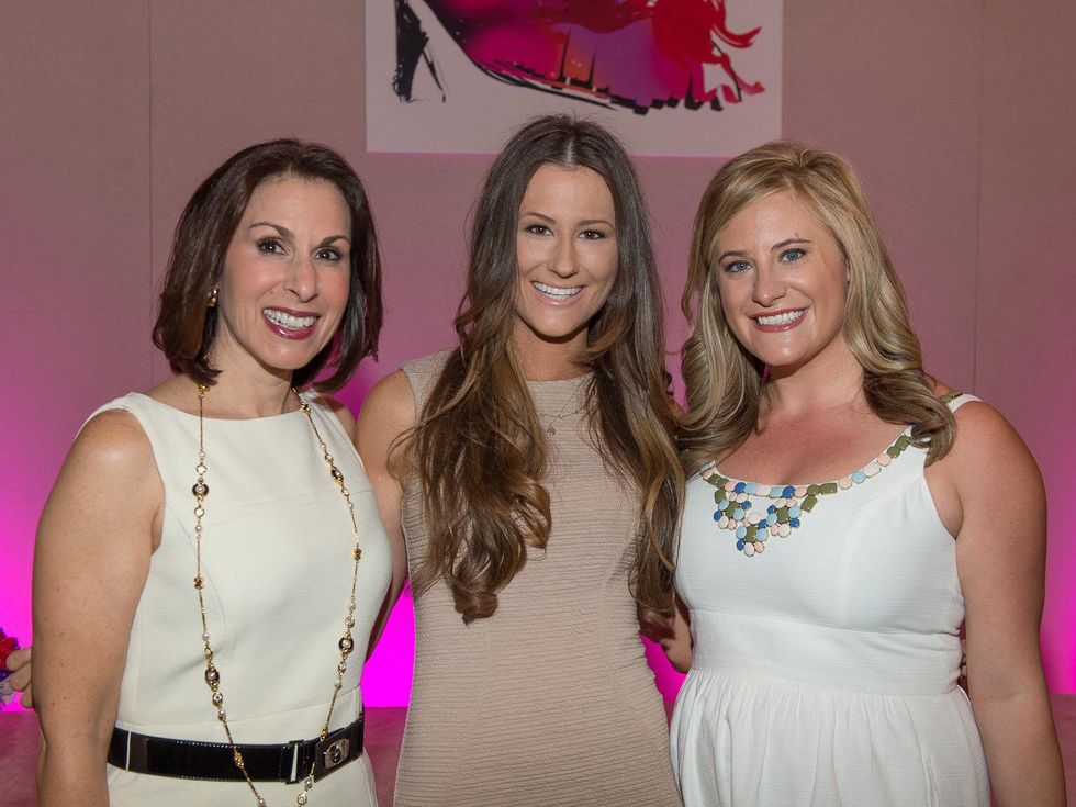 2, Pin Oak Charity Horse Show luncheon, March 2013, Janine Iannarelli, Elizabeth Wood, Alexis Caruselle