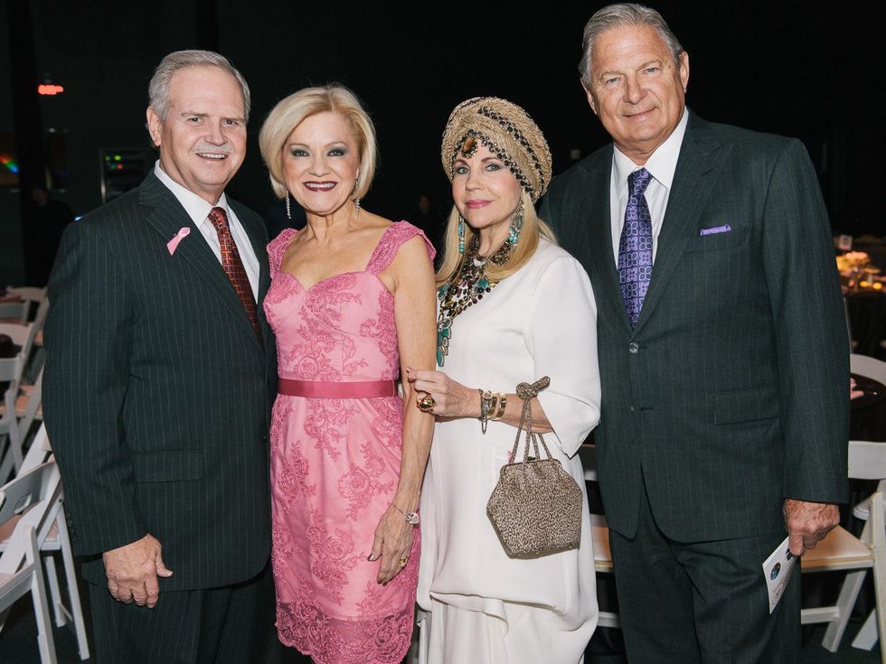 2 Pink at the Brown Houston May 2013 Jim and Jo Furr, Dr. Carolyn Farb, Charles Ward