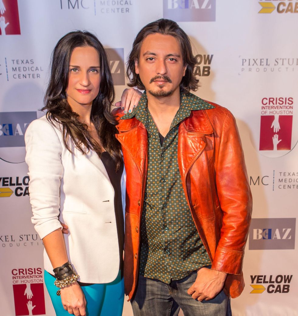 2 Rebecca Beazley and Eddie D at the Beat the Holiday Blues event December 2014