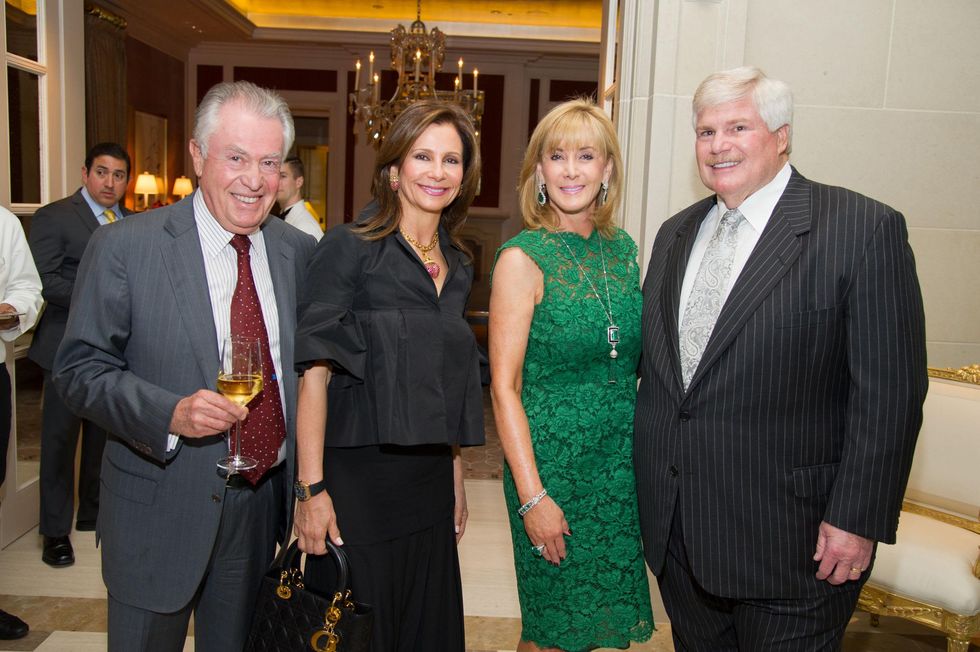 2 Ricardo and Martine Weitz, from left, and Sheridan and John Eddie Williams at the Zadok jewelry dinner October 2014