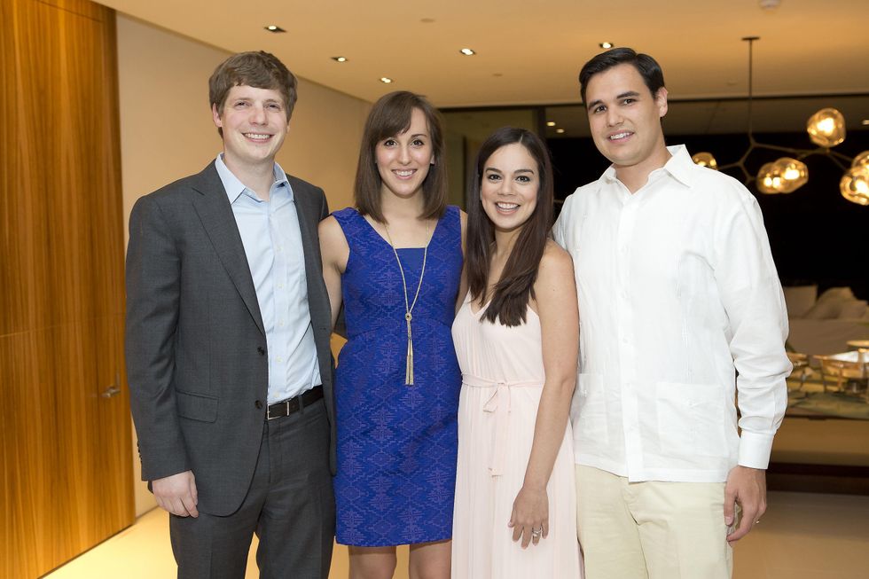 2 Robert Wilson, from left, Linessa Zuniga, Jessica Stull and Cory Stull at the Bayou Preservation Association 15th annual glala Bayoutopia October 2014