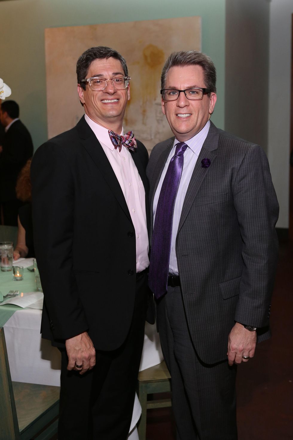 2 Sam Jacobson, left, and Carl Josehart at TUTS' Vine & Dine November 2014