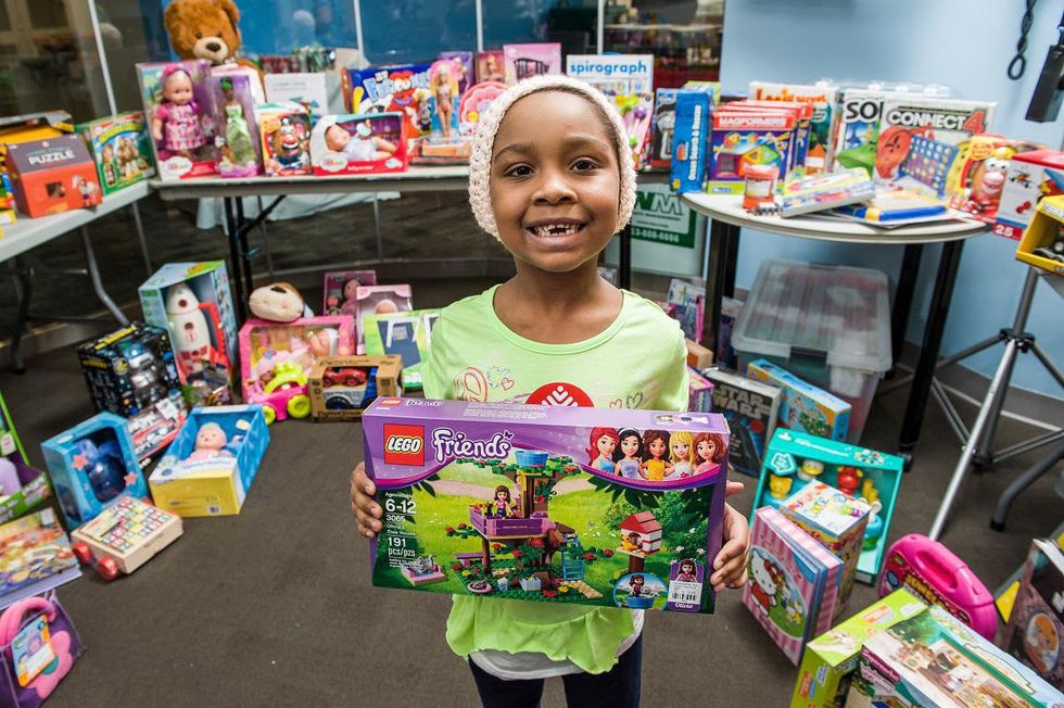 2 Santa at Texas Children's Hospital December 2013