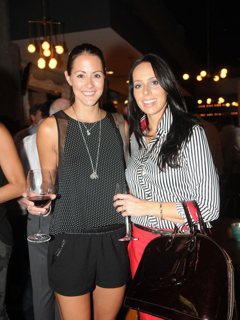 20 Coppa Osteria party September 2013 Julia Bertillion, Sara Cole