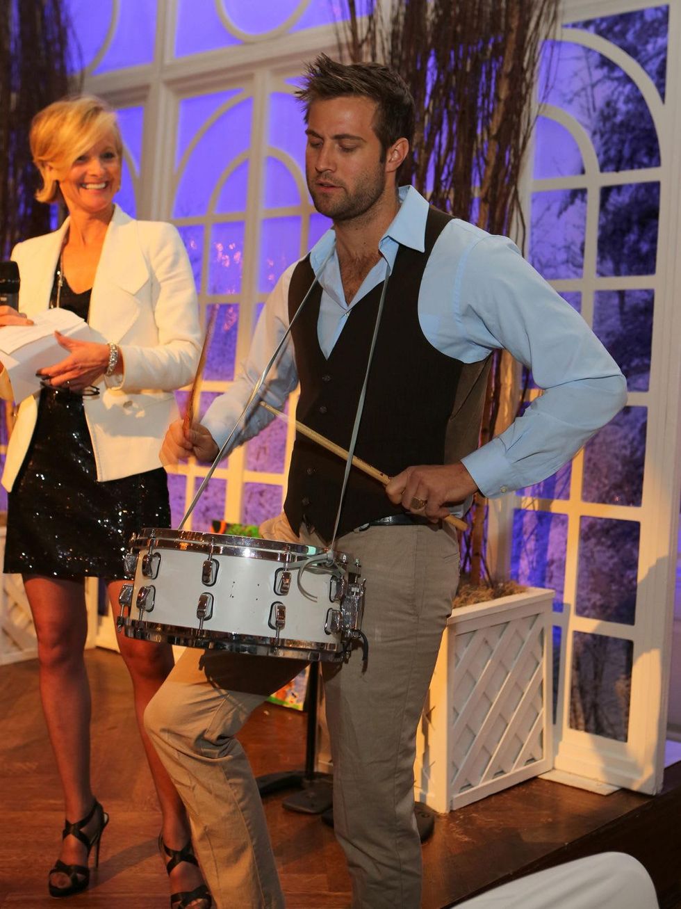 20 Dana Tyson and D.J. Don Vaughn at the Trees of Hope Gala November 2013