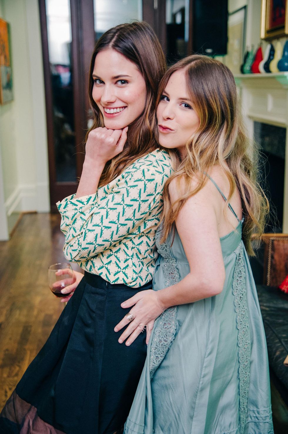 20 Erin Marquez, left, and Ana Lavalle at the Green Hearts Gala February 2015